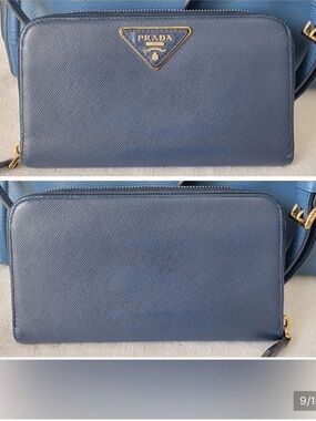 Auth Prada Long Wallet